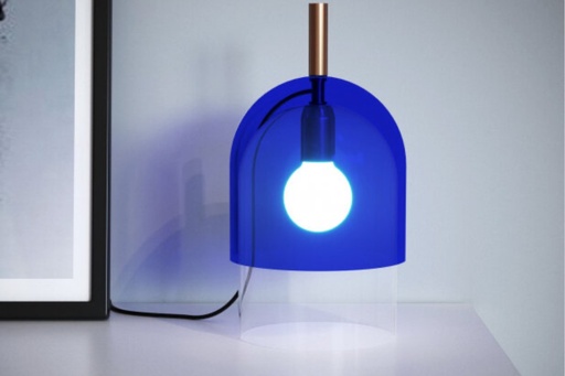 [ligne Roset-lumière bleue-expo] Heure bleue